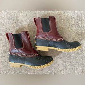 LLBean Bean Boots W 7 Chelsea 7” Dark Brown Leather